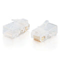 CABLES TO GO 01931 RJ45 Cat5 8x8 Modular Plug for Flat Stranded Cable - 10pk