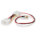 CABLES TO GO 27078 6in 3-pin Fan to 4-pin Pass-Through Power Adapter Cable