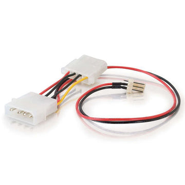 CABLES TO GO 27078 6in 3-pin Fan to 4-pin Pass-Through Power Adapter Cable