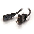 CABLES TO GO 27399 6ft 18 AWG 2-Slot Polarized Power Cord (NEMA 1-15P to IEC320C7)