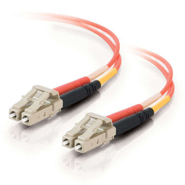 CABLES TO GO 37978 5m LC/LC Plenum-Rated Duplex 50/125 Multimode Fiber Patch Cable - Orange