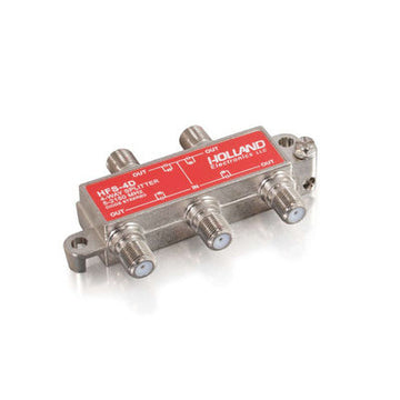 CABLES TO GO 41022 High-Frequency 4-Way Splitter