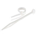 CABLES TO GO 43034 7.5in Cable Ties - White - 100pk