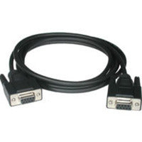CABLES TO GO 52038 6ft DB9 F/F Null Modem Cable - Black