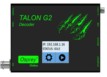 OSPREY 96-02021 Talon G2 Decoder (SDI, HDMI & Display w/ Touch Display)