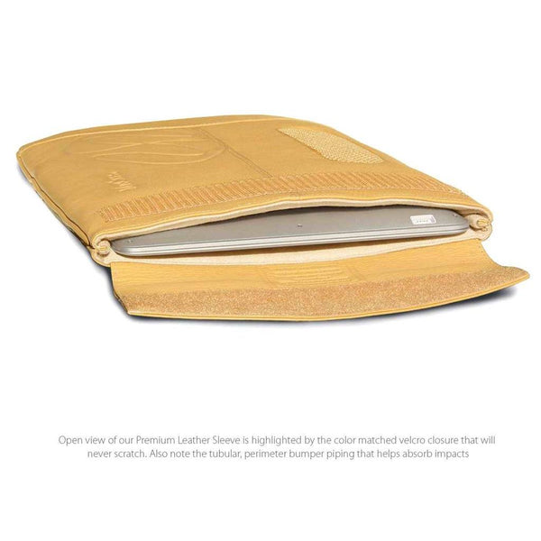 MAC-CASE L16SL-VN Premium Leather 16" MacBook Pro Sleeve (Vintage)
