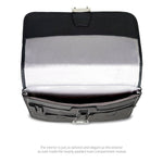MAC-CASE LPHB-BK Premium Leather iPad Pro Briefcase (Black)