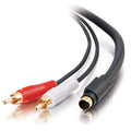 CABLES TO GO 02325 50ft Value Series&trade; S-Video + RCA Stereo Audio Cable