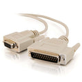 CABLES TO GO 02447 1ft DB9 Female to DB25 Male Serial Adapter Cable