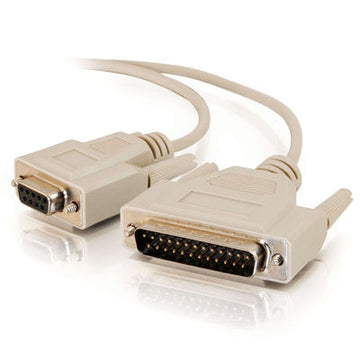 CABLES TO GO 02447 1ft DB9 Female to DB25 Male Serial Adapter Cable