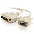 CABLES TO GO 03021 15ft DB25 Male to DB9 Female Null Modem Cable