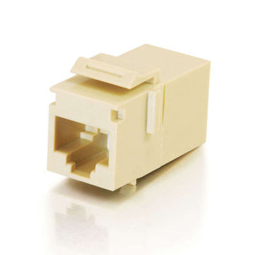 CABLES TO GO 03674 RJ45 (8P8C) Coupler Keystone Insert Module - Ivory