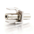CABLES TO GO 03819 Snap-In 3.5mm Stereo F/F Keystone Insert Module - White
