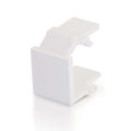CABLES TO GO 03820 Snap-In Blank Keystone Insert Module - White