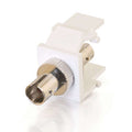 CABLES TO GO 03825 Snap-In ST Fiber F/F Keystone Insert Module - White