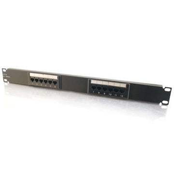 CABLES TO GO 03850 12-Port Cat5E 110-Type Patch Panel