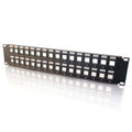 CABLES TO GO 03859 24-Port Blank Keystone/Multimedia Patch Panel
