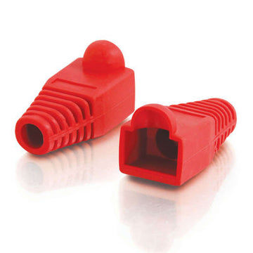 CABLES TO GO 04755 RJ45 Snagless Boot Cover (6.0mm OD) - Red - 50pk