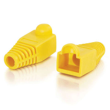 CABLES TO GO 04756 RJ45 Snagless Boot Cover (6.0mm OD) - Yellow - 50pk