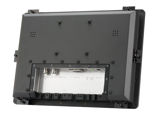 XENARCH 1219GNS 12.1" IP67 Sunlight Readable Optical Bonded Capacitive Touchscreen LCD Display Monitor with SDI, HDMI, DVI, VGA & AV Inputs