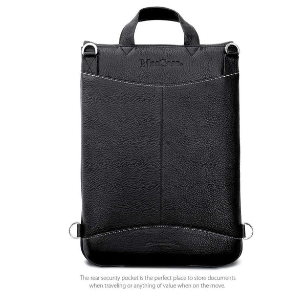 MAC-CASE L15FJ-VN-BP Premium Leather 15" MacBook Pro Flight Jacket w/Backpack Straps (Vintage)