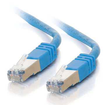 CABLES TO GO 27256 10ft Shielded Cat5E Molded Patch Cable - Blue