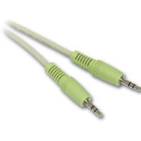 CABLES TO GO 27411 6ft 3.5mm M/M Stereo Audio Cable (PC-99 Color-Coded)