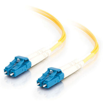CABLES TO GO 37915 1m LC/LC Plenum-Rated Duplex 9/125 Single Mode Fiber Patch Cable - Yellow