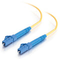 CABLES TO GO 37938 5m LC/LC Plenum-Rated Simplex 9/125 Single Mode Fiber Patch Cable - Yellow