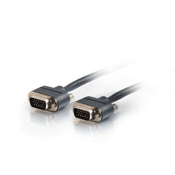 CABLES TO GO 40094 50ft Plenum-Rated HD15 SXGA M/M Monitor/Projector Cable with Rounded Low Profile