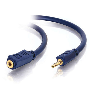 CABLES TO GO 40611 50ft Velocity&trade; 3.5mm M/F Stereo Audio Extension Cable
