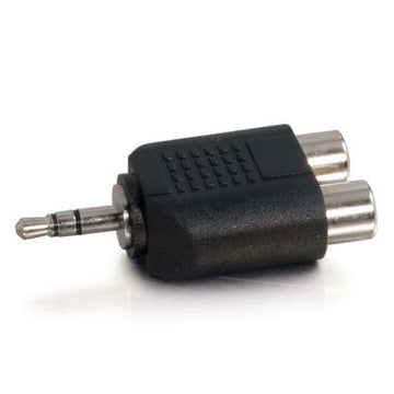 CABLES TO GO 40645 3.5mm Stereo Male to Dual RCA Female Audio Adapter