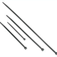 CABLES TO GO 43221 6in Releasable/Reusable Cable Ties - Black - 50pk