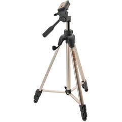 SUNPAK 620-060 Tripod with 3-Way Panhead, Bubble Level and Quick-Release