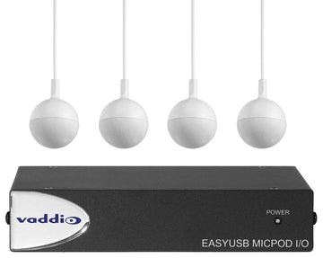 VADDIO 999-88100-000 EasyUSB MicPOD I/O with Four CeilingMICs