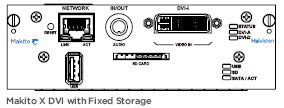 HAIVISION B-292E-DVI-FS Makito X Single Channel DVI Encoder Blade with Fixed Storage