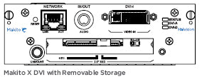 HAIVISION B-292E-DVI-RS Makito X Single Channel DVI Encoder Blade with Removable Storage