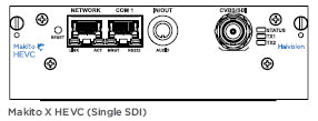 HAIVISION B-292E-SDI1-HEVC Makito X with HEVC Single Channel SDI Encoder Blade