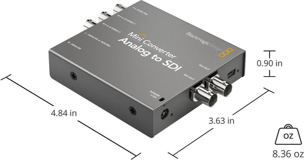 BLACKMAGIC CONVMAAS2 Analog to SDI 2 Mini Converter