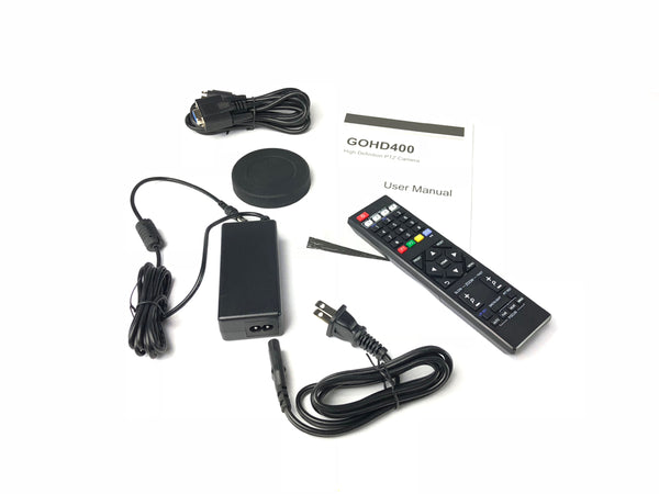 GO ELECTRONIC GOHD400 20x HD PTZ Camera with HD-SDI, DVI, and HDMI Interface