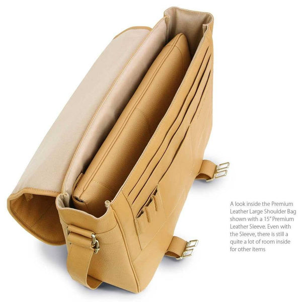 MAC-CASE LMB-VN Premium Leather Messenger Bag (Vintage)