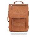 MAC-CASE L13FJ-VN-BP Premium Leather 13" MacBook Flight Jacket w/Backpack Straps (Vintage)