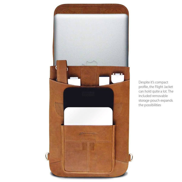 MAC-CASE L16FJ-VN Premium Leather 16" MacBook Pro Flight Jacket (Vintage)