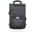 MAC-CASE LPFJ-BK-BP Premium Leather iPad Pro 12.9 Flight Jacket w/Backpack Straps (Black)