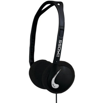 KOSS RECOVERY-BLK Black Ultra-lightweight Headphones with Folding Design