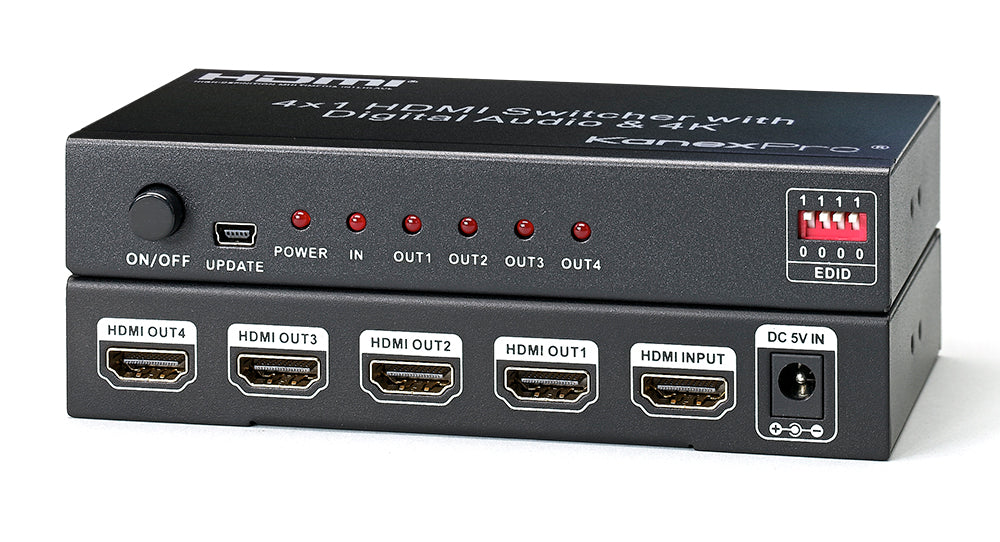 KANEXPRO SP-HD1X44K 4K UHD HDMI 1x4 Port Splitter