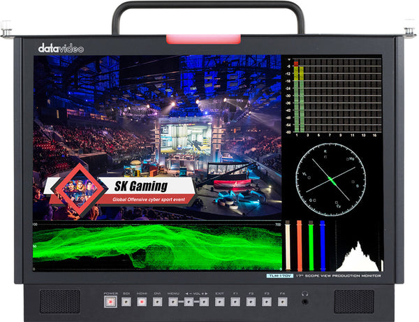 DATAVIDEO TLM-170VM 17" ScopeView Production Monitor-Pull-Out