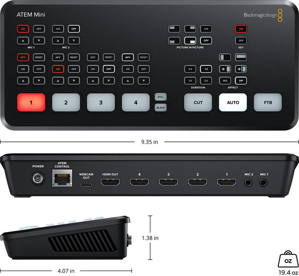 BLACKMAGIC SWATEMMINI ATEM Mini