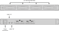 BLACKMAGIC DISKMDOCK4-U10G MultiDock 10G