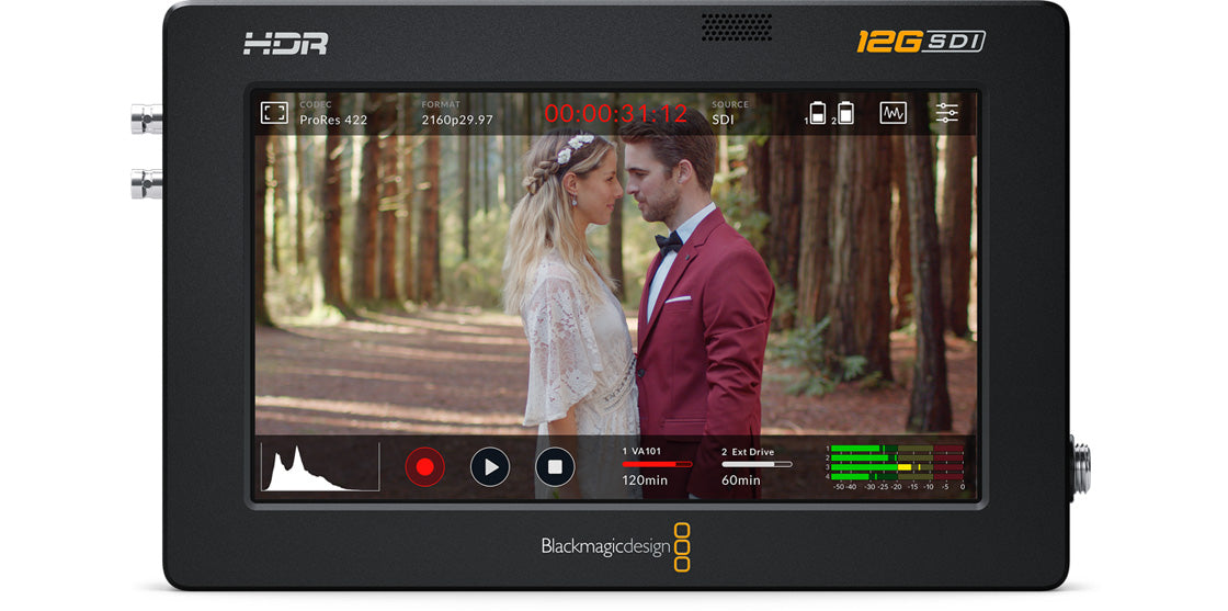 BLACKMAGIC HYPERD-AVIDA12-5HDR Video Assist 5'' 12G HDR BLACKMAGIC HYPERD-AVIDA12-5HDR Video Assist 5'' 12G HDR